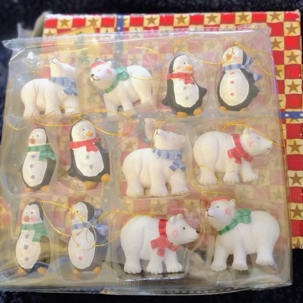 12 miniature ornaments from Meredy Candy Co.
